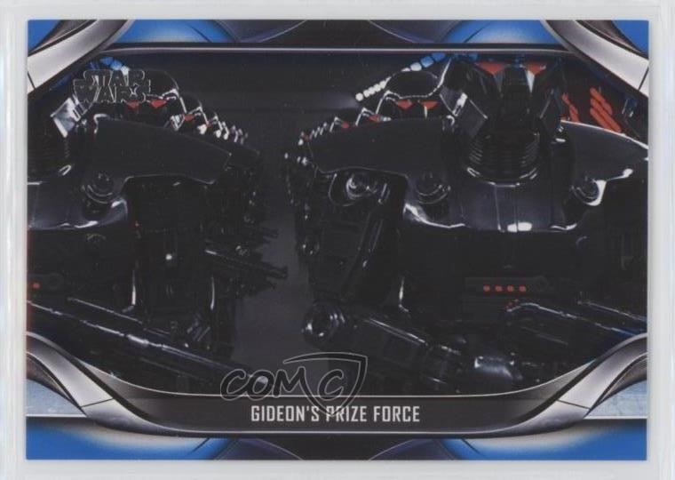 2021 Topps Star Wars The Mandalorian: Stagione 2 Blue Gideon's Prize Force #88 8d4