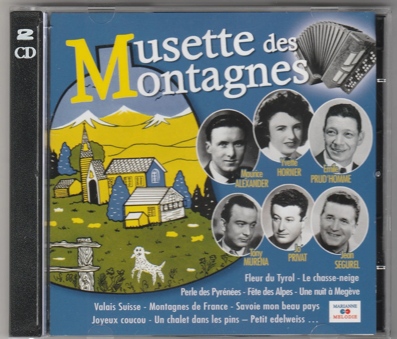 Coffret 2 CD Musette des Montagnes