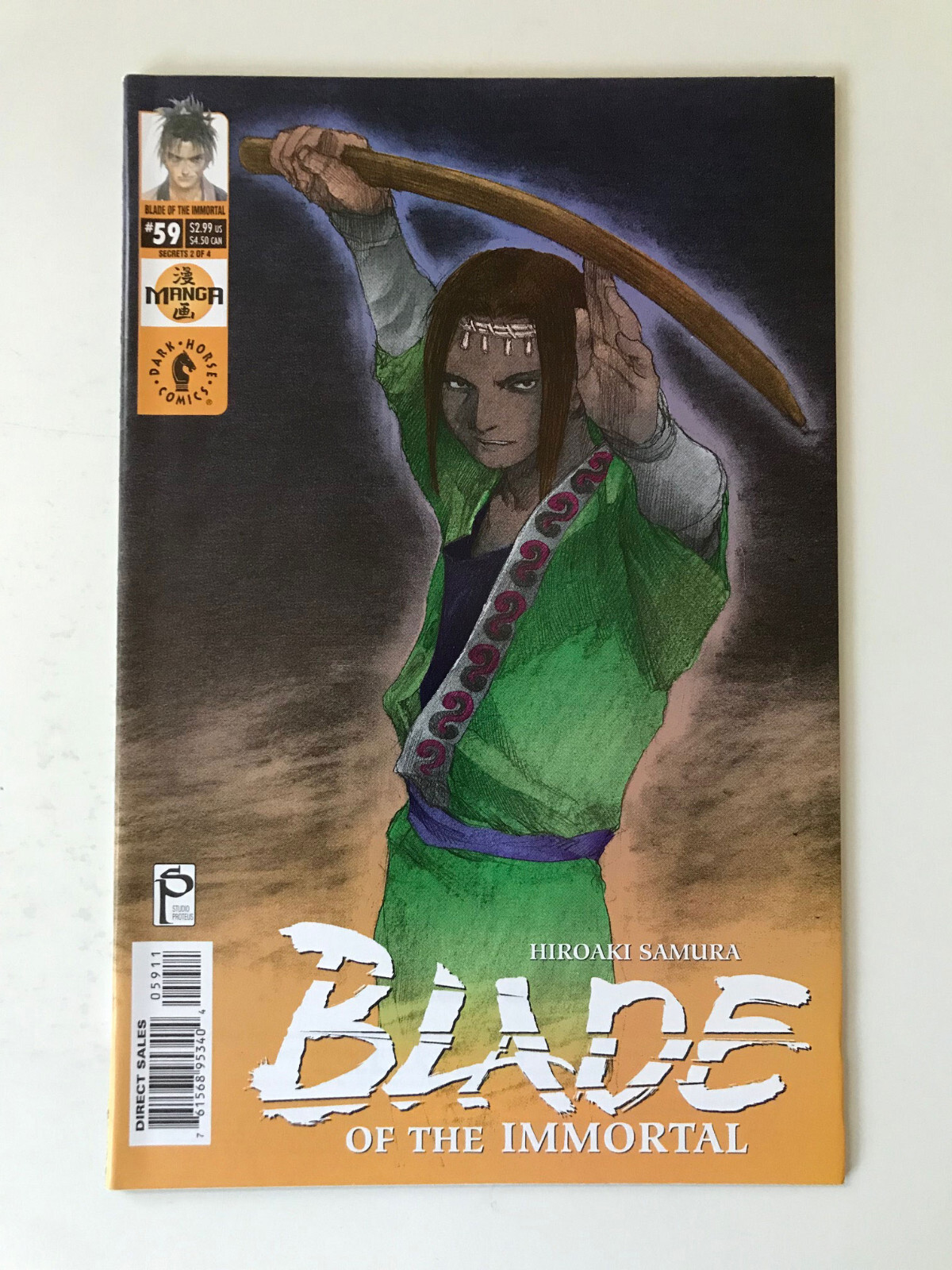 Blade of the Immortal #59 Dark Horse Comics Secrets 2/4 2001 Samura Manga MT BIN
