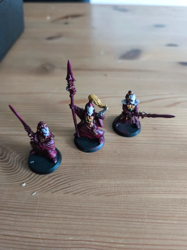 Warhammer 40k - Lot de 3 Archontes Eldars / Aeldari Métal