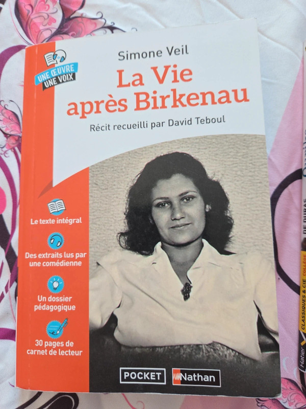 La vie apres Birkenau de Simone Veil