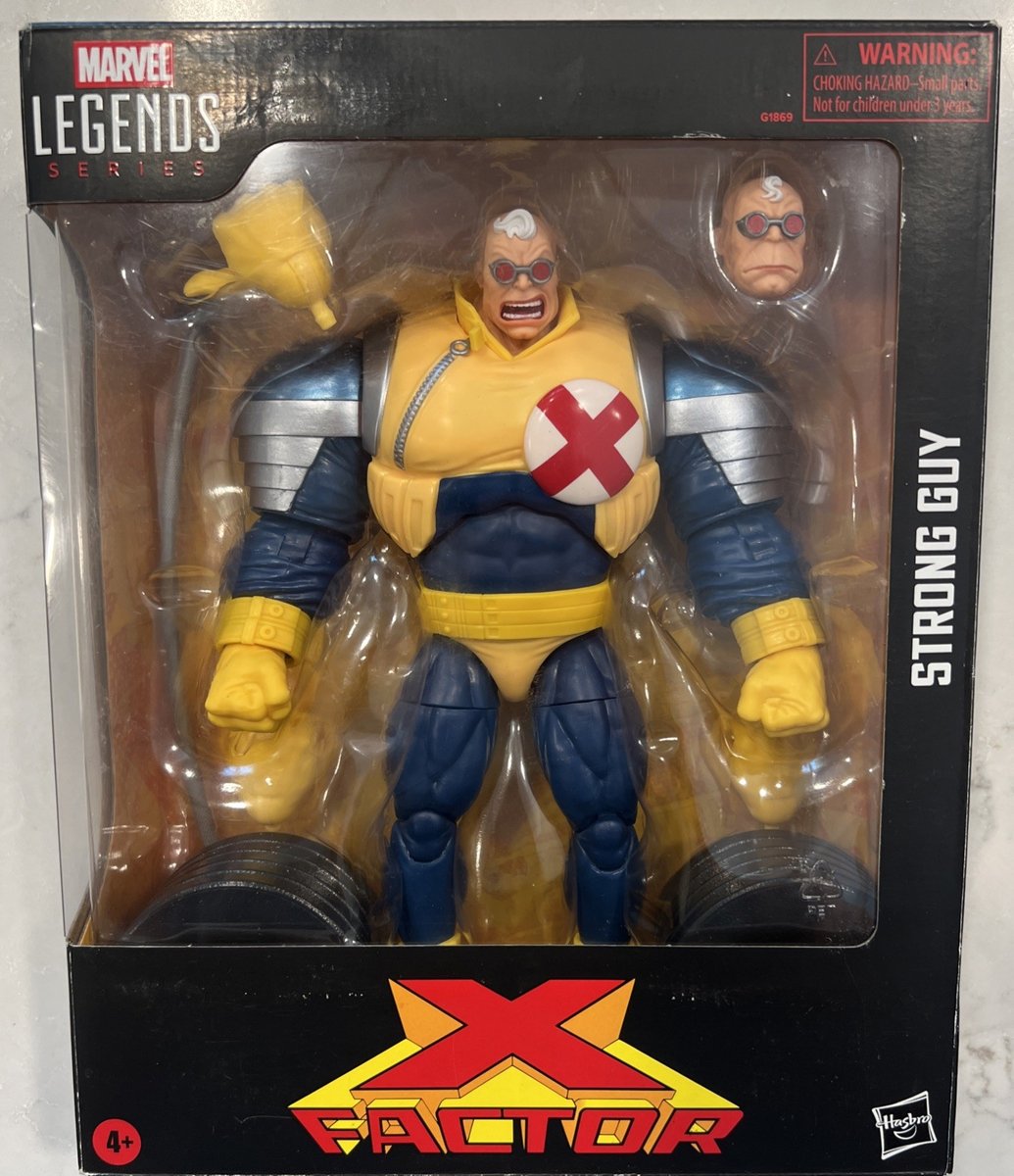 Marvel Legends Series X-Factor Strong Guy Modellino Hasbro Nuovo Sigillato