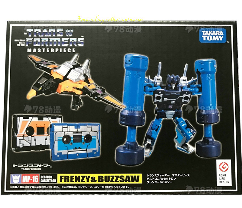 Modellino Takara Tomy Masterpiece Series Mp-16 Frenzy & Buzzsaw in magazzino