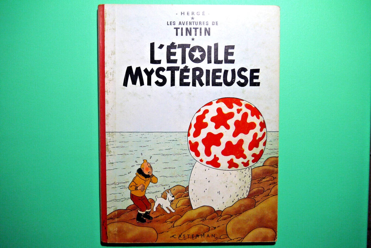 BD TINTIN , L ETOILE MYSTERIEUSE , B30 , 1961