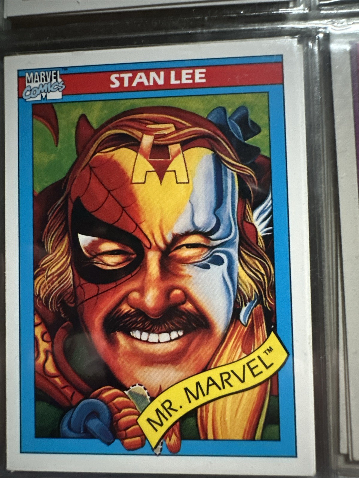 1990 Impel Marvel Universe Serie 1 Stan Lee Mr. Marvel #161 scheda fumetto 10
