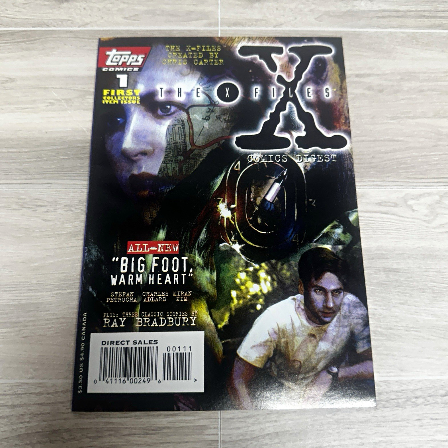 Topps Comics The X-Files Comics Digest #1 Big Foot, Warm Heart Petrucha Direct