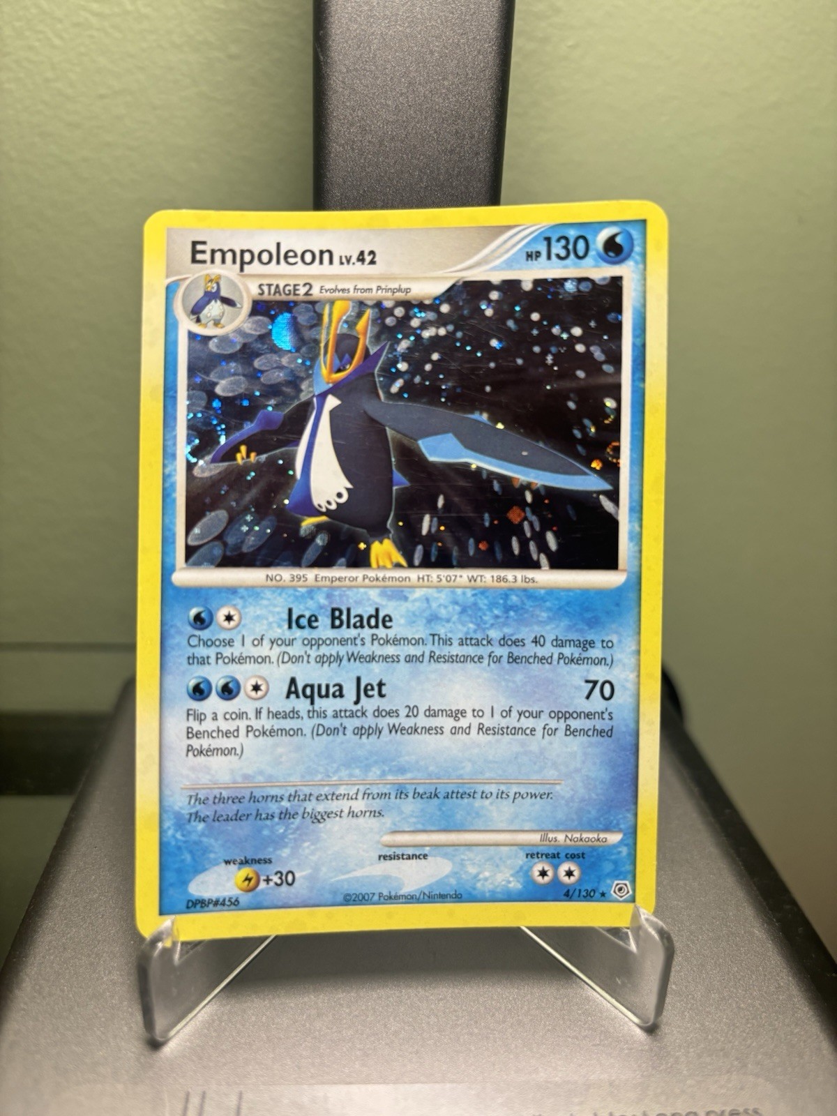 Pokémon TCG Empoleon Holo Raro Diamante e Perla 2007 HOLO BEED! RARO HOLO SWIRL