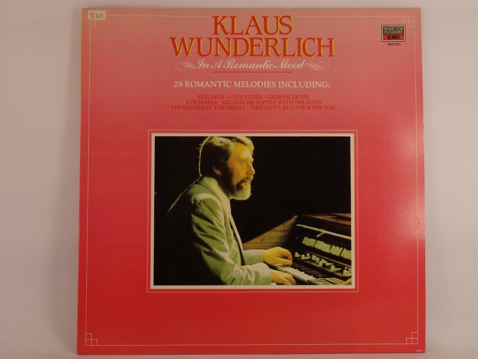 WUNDERLICH,KLAUS IN A ROMANTIC MOOD (A) LP MUSIC FOR PLEASURE