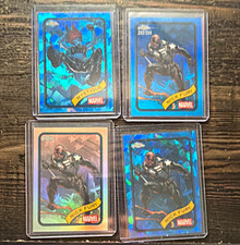 Marvel Mystique & Nick Fury 4-Card Lot Parallel/Insert 2020