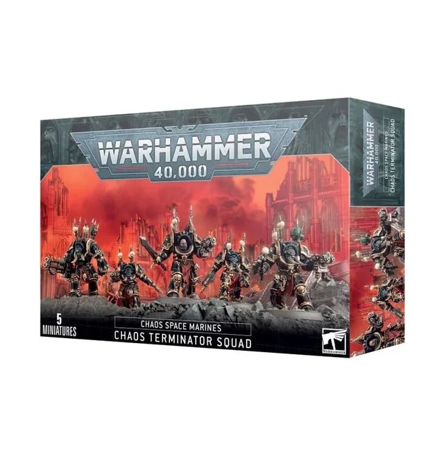 5 Exterminadores Marines Espaciales del Caos - Warhammer 40k
