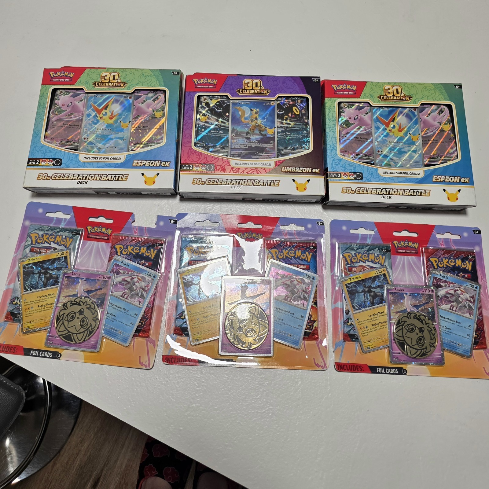 Pokemon TCG Enhanced 2-Pack Blister Destined Rivals and 30th Celebration Deck