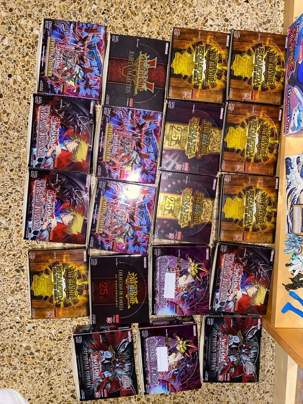 Cajas de sobres yugioh