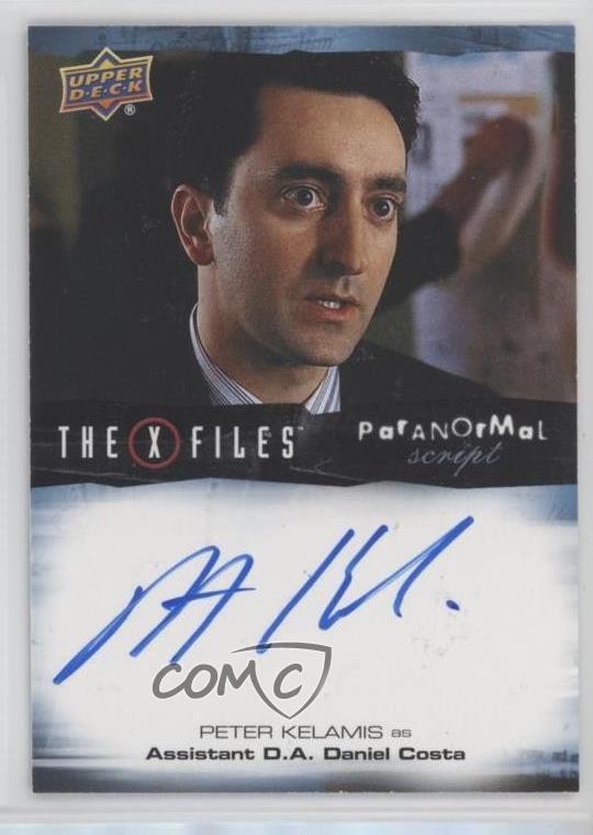 2023 Upper Deck The X-Files Monsters of Week Edition Peter Kelamis as Auto 0b3
