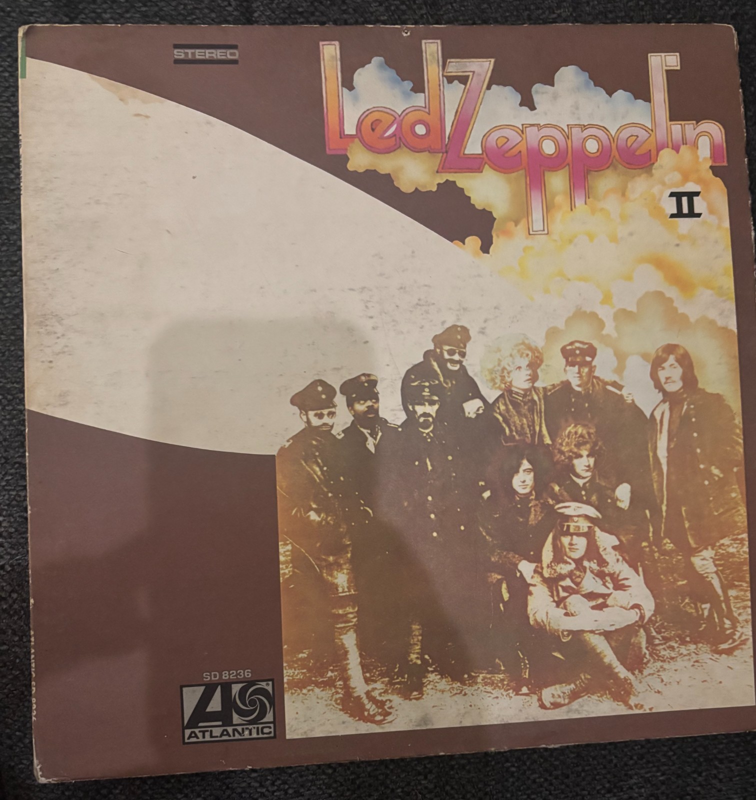 Led Zeppelin II Vinyl LP 1969 Atlantic SD 8236 Gatefold Tested G No RL