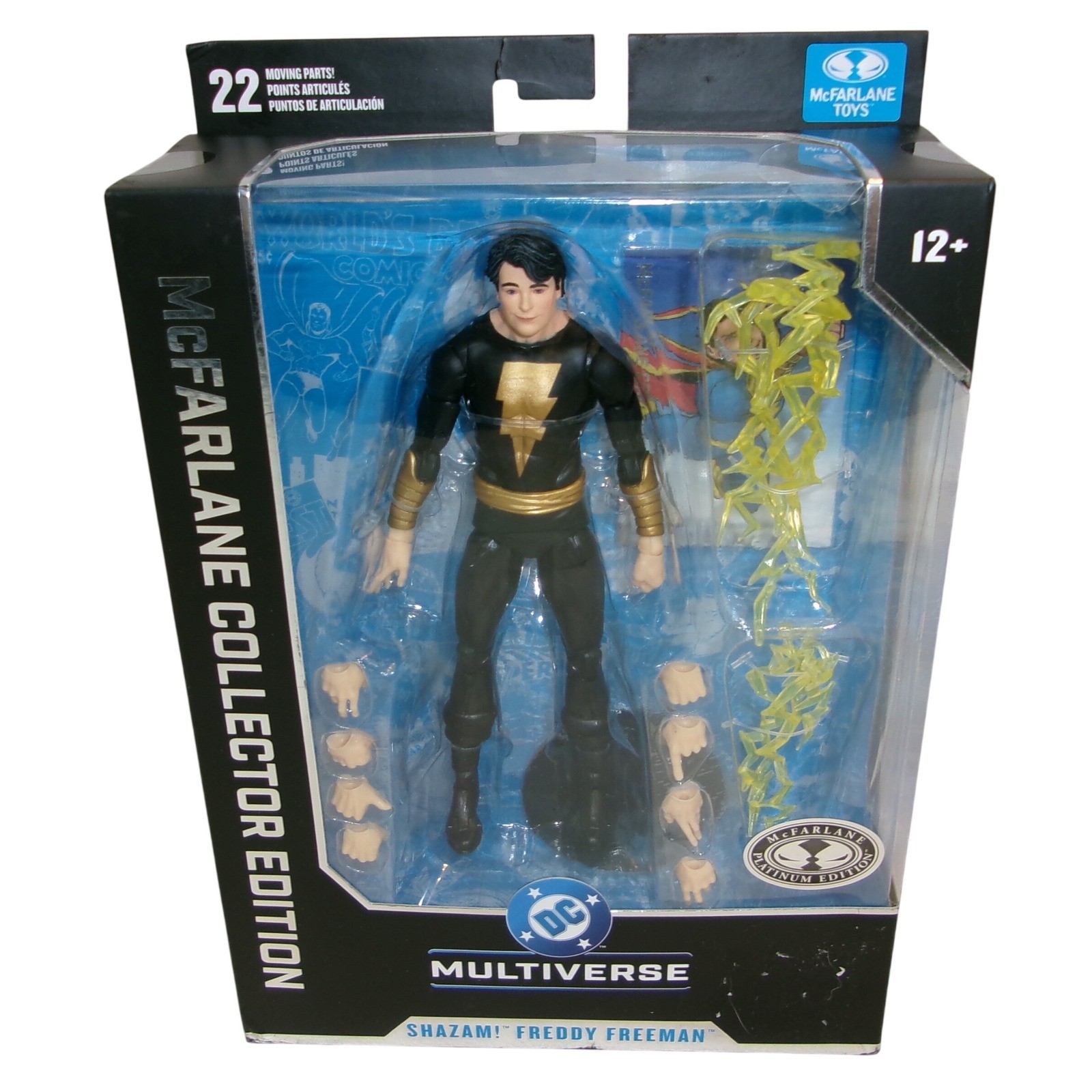 Modellino McFarlane DC Multiverse Freddy Freeman Shazam Platinum Edizione da Collezione
