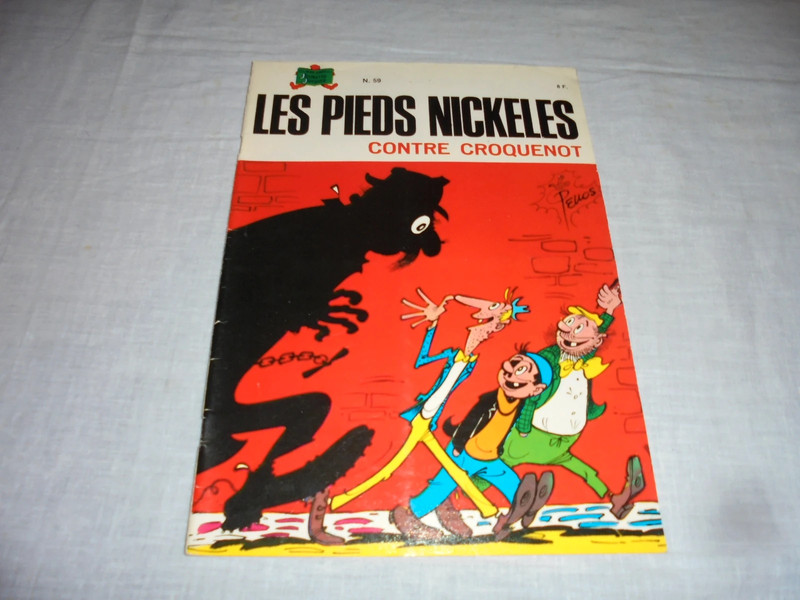 BD Les Pieds Nickelés 59 : Les Pieds Nickelés contre Croquenot Editions SPE 1983