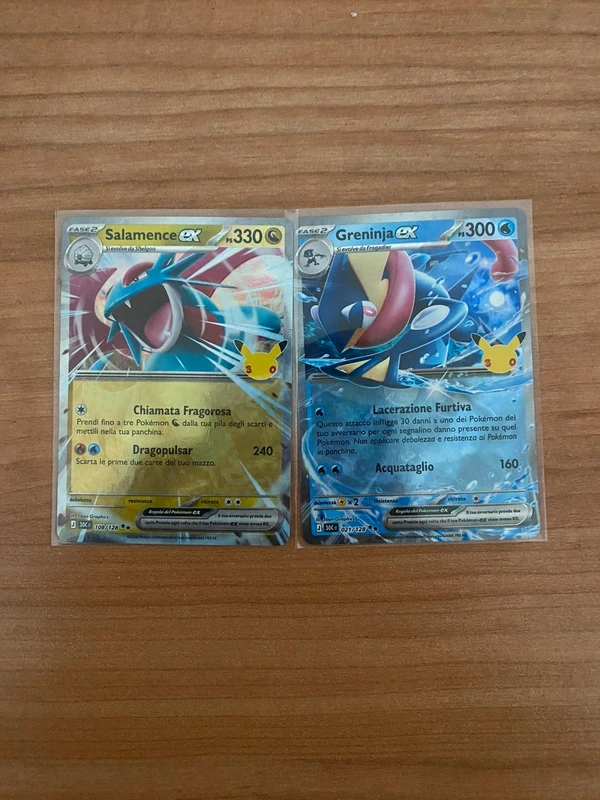 Greninja ex / salamance ex 30th