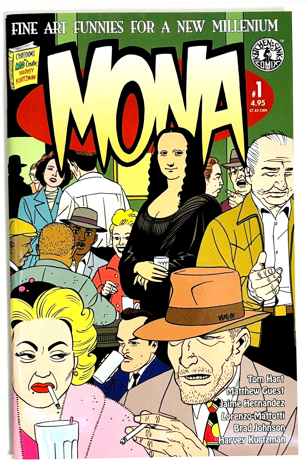 MONA #1 1999 Kitchen Sink Press Comix Comic Kurtzman Underground UNREAD NM