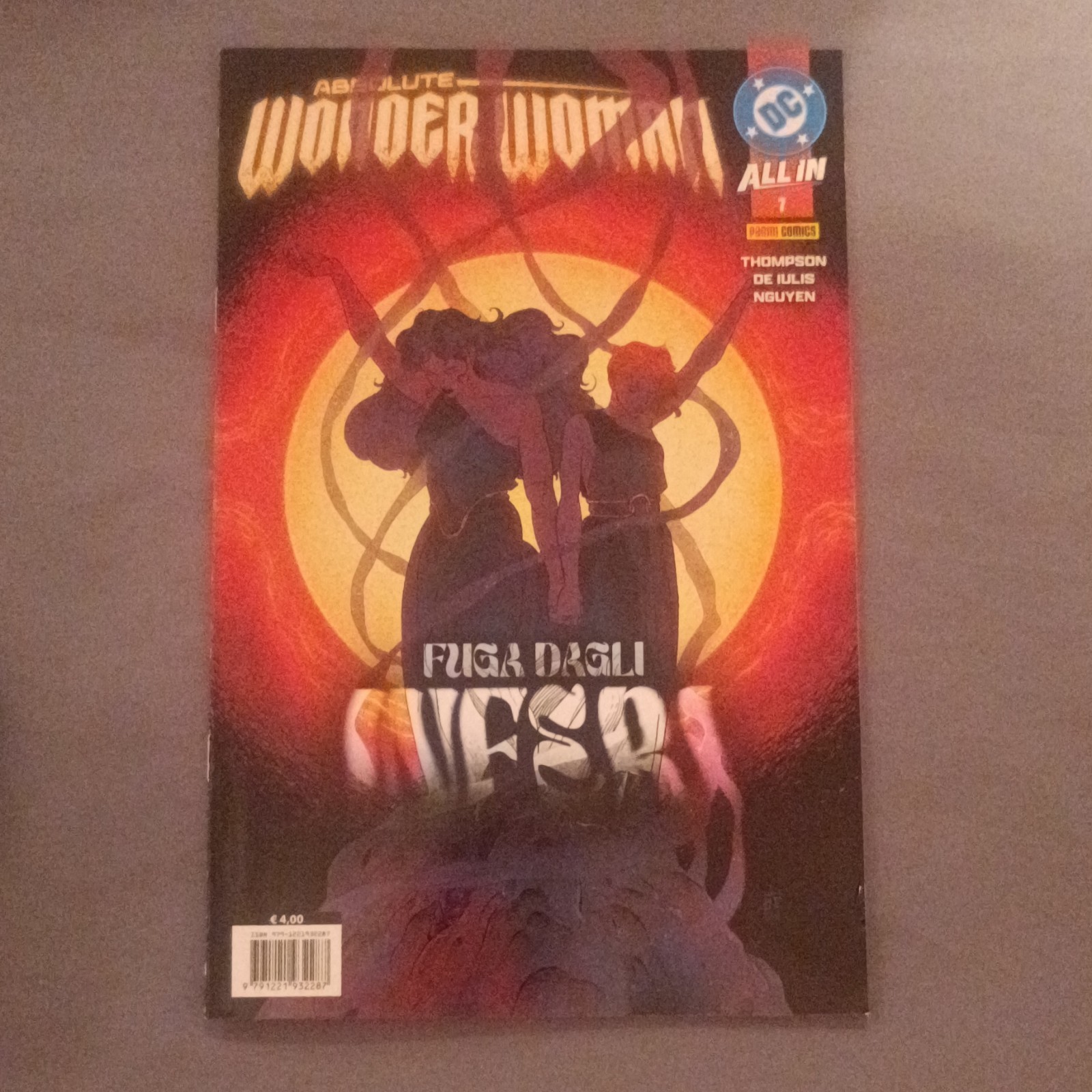 Panini Comics DC Absolute Wonder Woman #7 Fuga dagli Inferi Thompson De Iulis