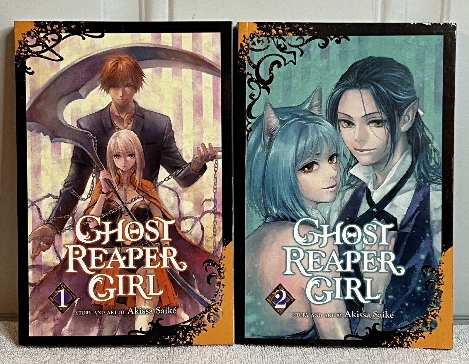 Lotto Akissa Saike/Ghost Reaper Girl/2 Vol 1 - 2 Viz Media 1a Ed. manga inglese