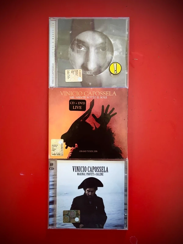 Vinicio Capossela – Lotto 3 CD / DVD – Marinai Profeti e Balene + Nel niente sotto il sole