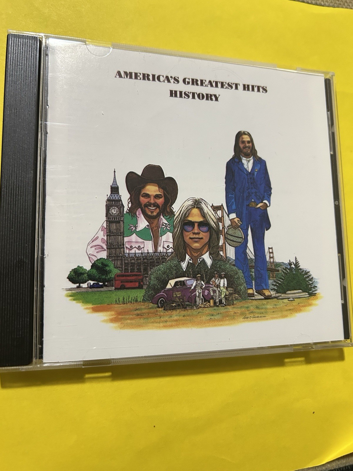 america america's greatest hits: history cd 1975 warner bros rock jewel case