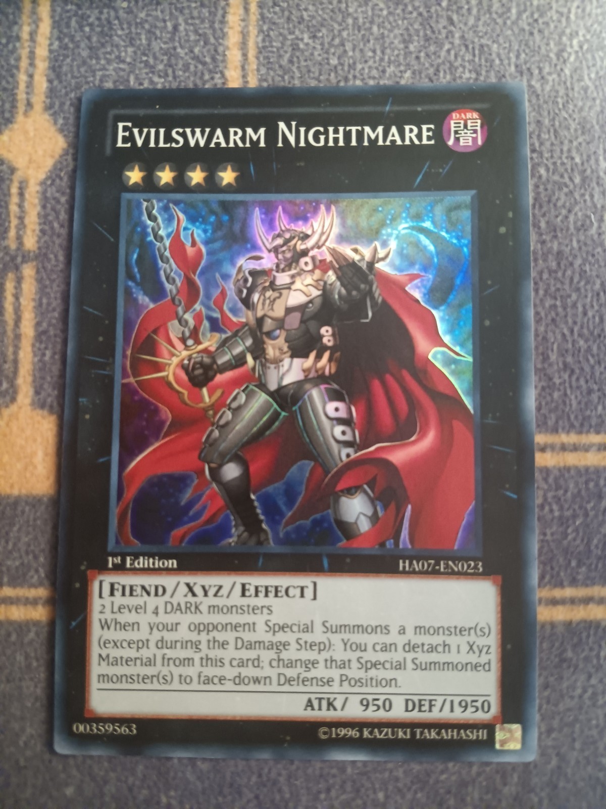 1x Evilswarm Nightmare Super First Edition HA07-EN023 Light Play 