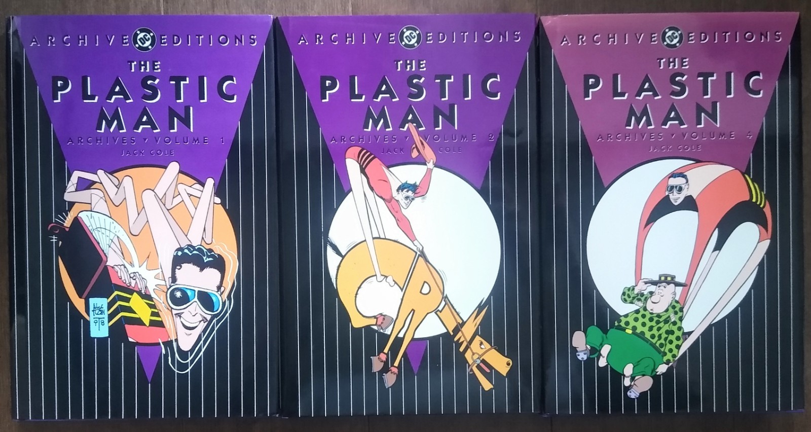 Archivio Edizioni L'Uomo di Plastica Volume 1, 2 e 4 di Jack Cole