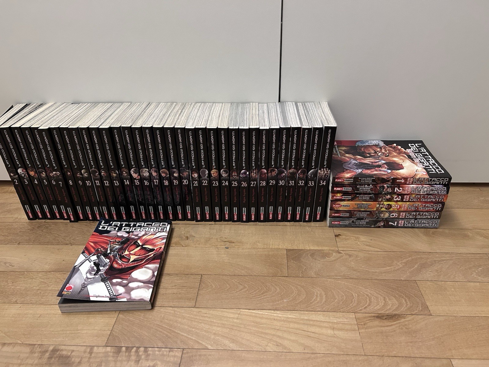 Attack on Titan ITA completo (1-34) + Aot Before the Fall (1-7, 4 escluso)