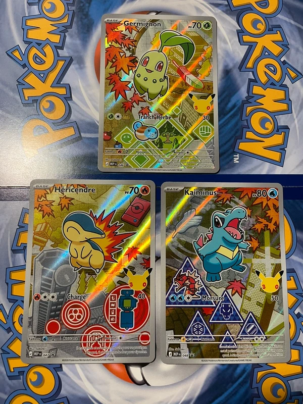 Lot Germignon Héricendre Kaiminus MEP 046 047 048 Pokemon FR