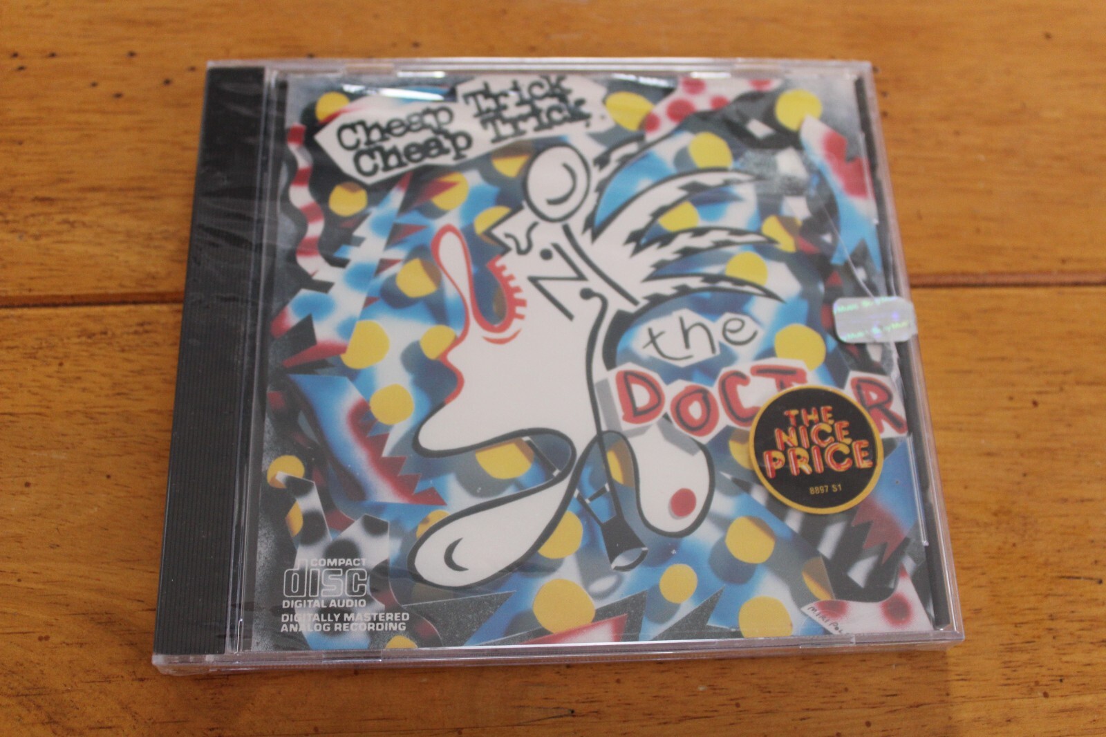 CHEAP TRICK - THE DOCTOR (CD, 1986, CBS) [NEW SEALED] CRACKED CASE {EK 40405}