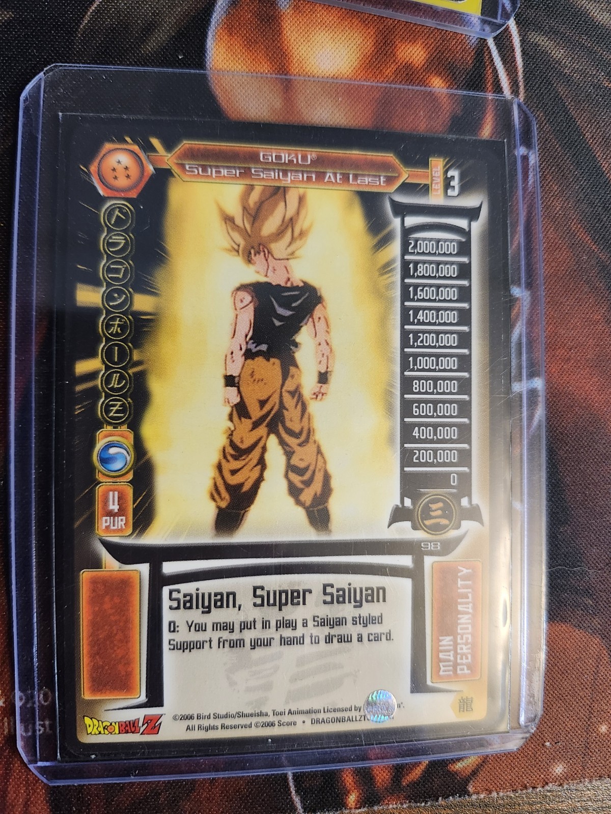 Goku Super Saiyan At Last Score Re Z Dbz Dragonball Tcg Ccg Trasformazione