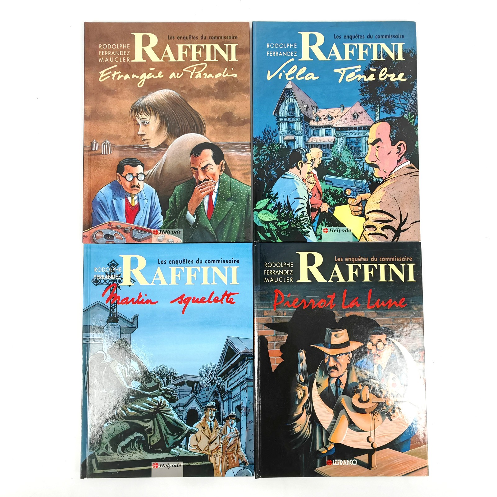 Les Enquetes Du Comissaire Raffini Lot 4 BD / Tomes 3 4 5 6