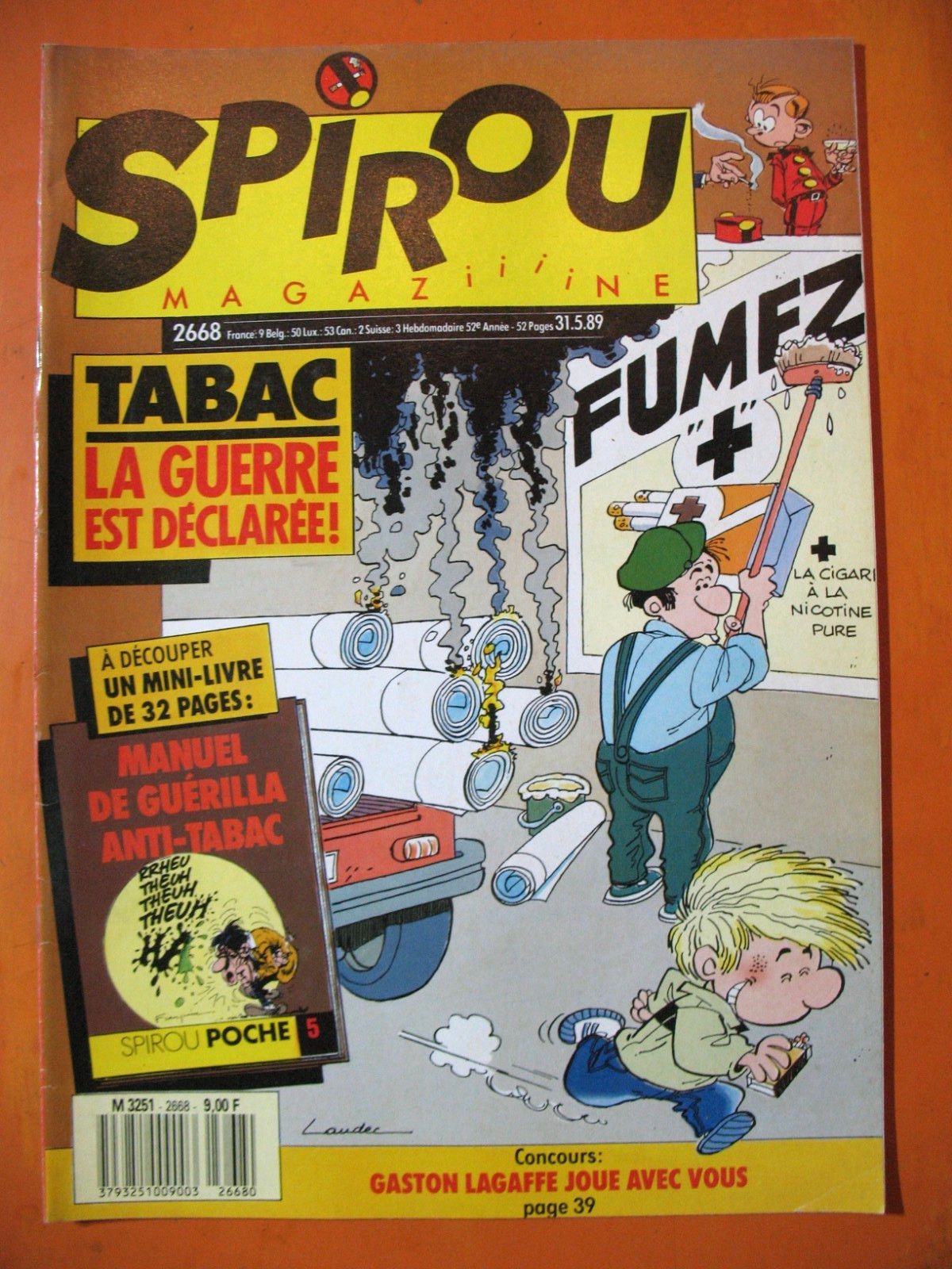 SPIROU Magazine N° 2668 du 31/05/1989- A découper un mini-livre de 32 pages