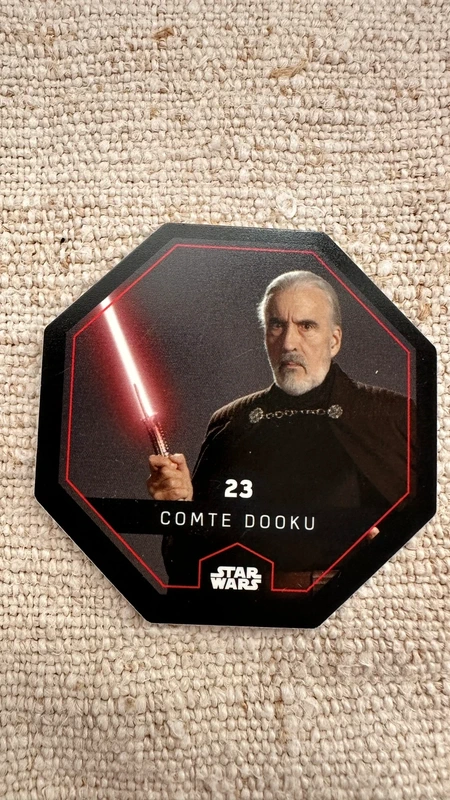 Jeton hexagonale Star Wars comte dooku 23