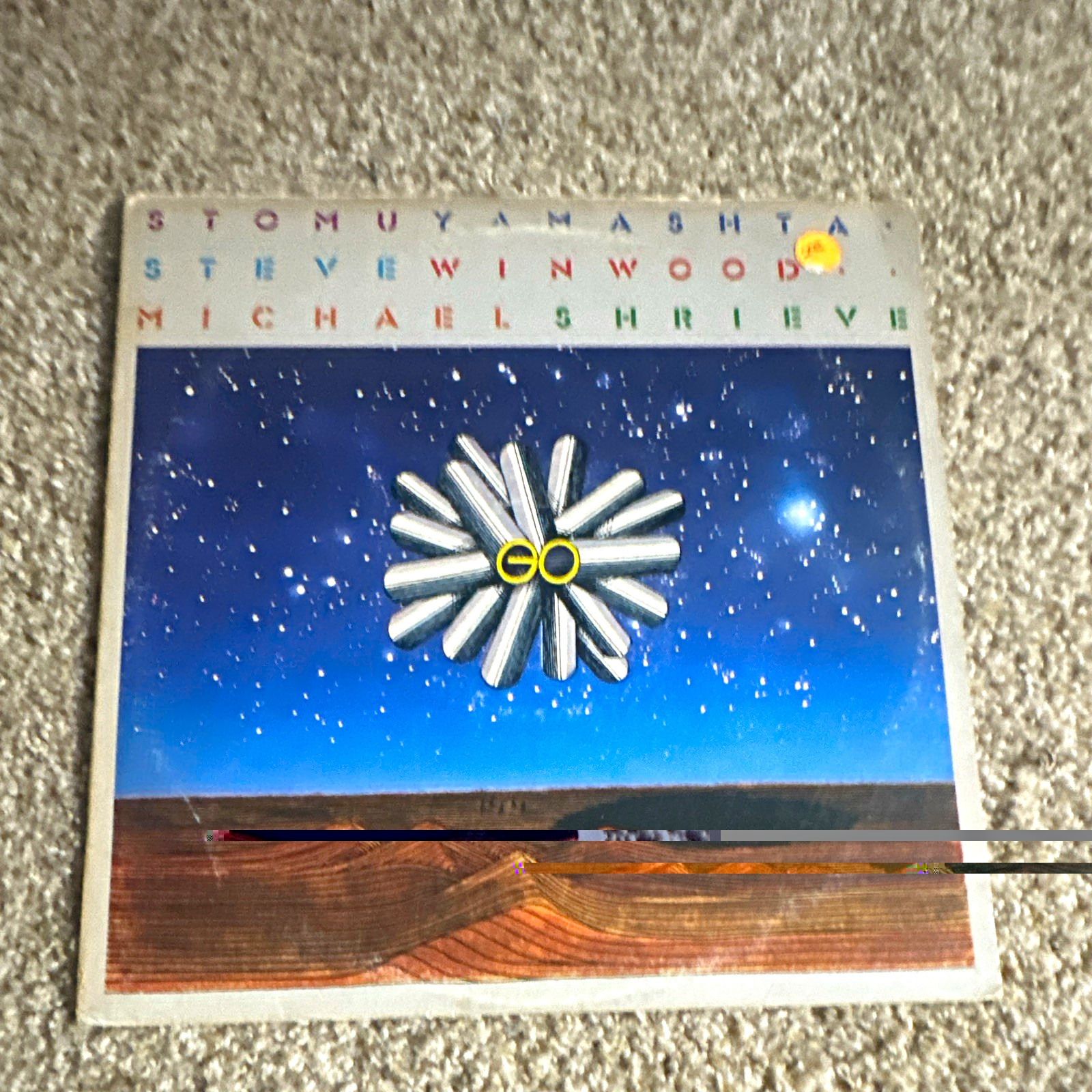 Stomu Yamashta Go 12" Black Vinyl LP Rock Island Records Winwood Shrieve