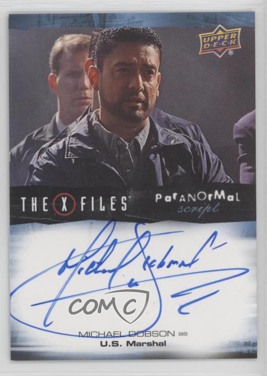 2023 The X-Files Monsters of Week Edition Michael Dobson as US Marshal Auto 0b3