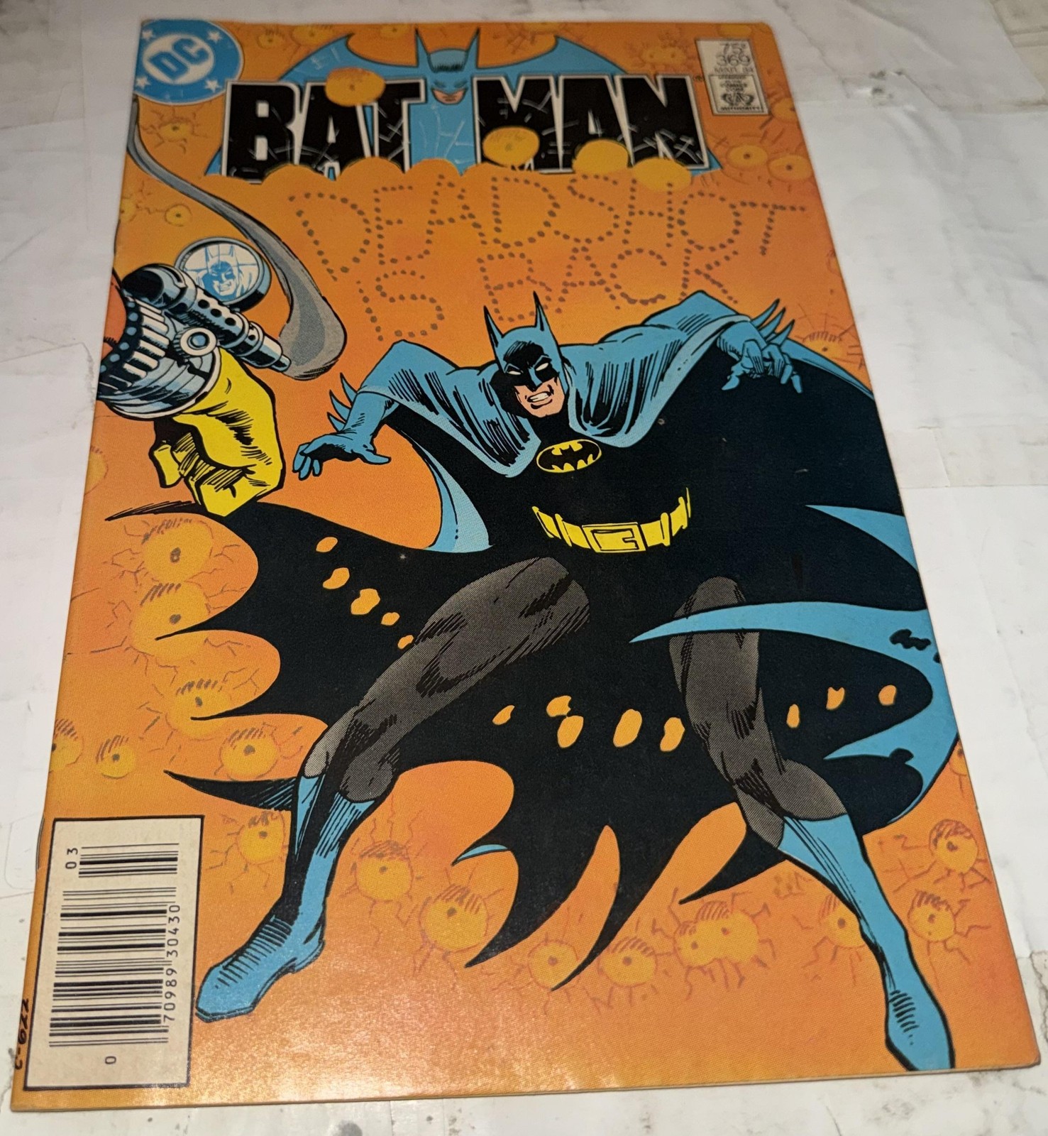 Batman #369 (1984) copertina Deadshot DC Comics
