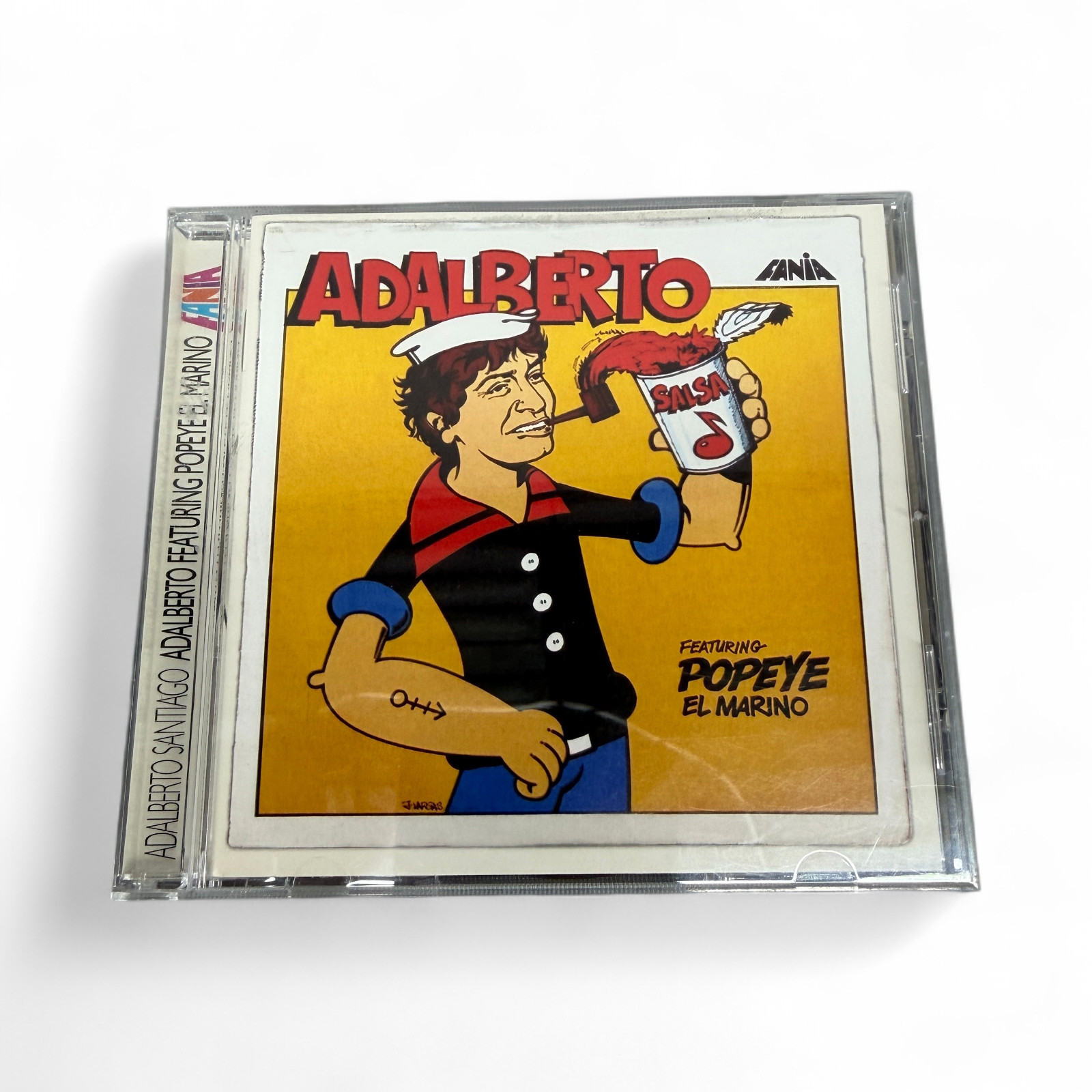 Adalberto Santiago CD Featuring Popeye El Marino Fania Salsa Remastered