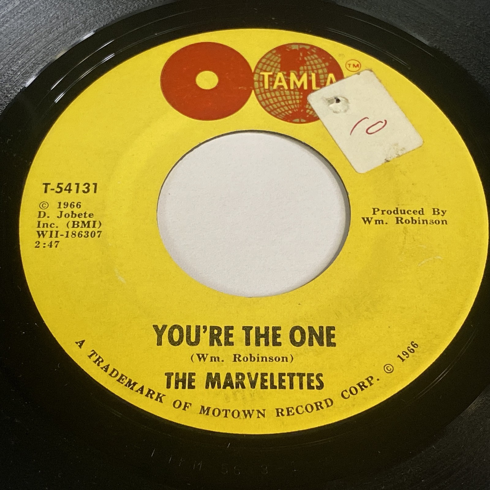 The Marvelettes: You're The One / Paper Boy 45 - Tamia - Soul