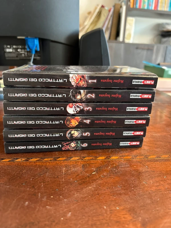 Manga Attack on titan 1-6