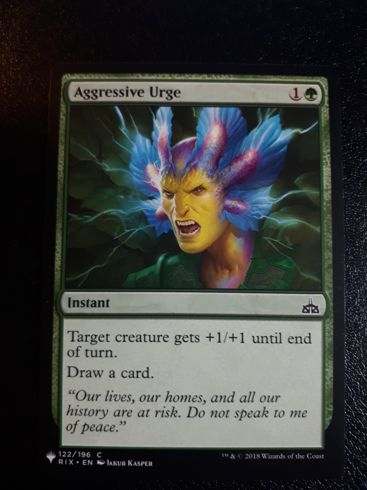 magic the gathering MTG Aggressive Urge The List NM B20