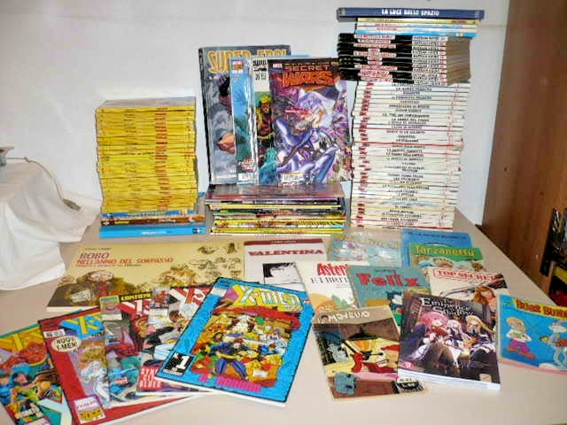 FUMETTI GRANDE LOTTO a REALIZZO per COLLEZIONISTI RIVENDITORI +100pz AFFARE!