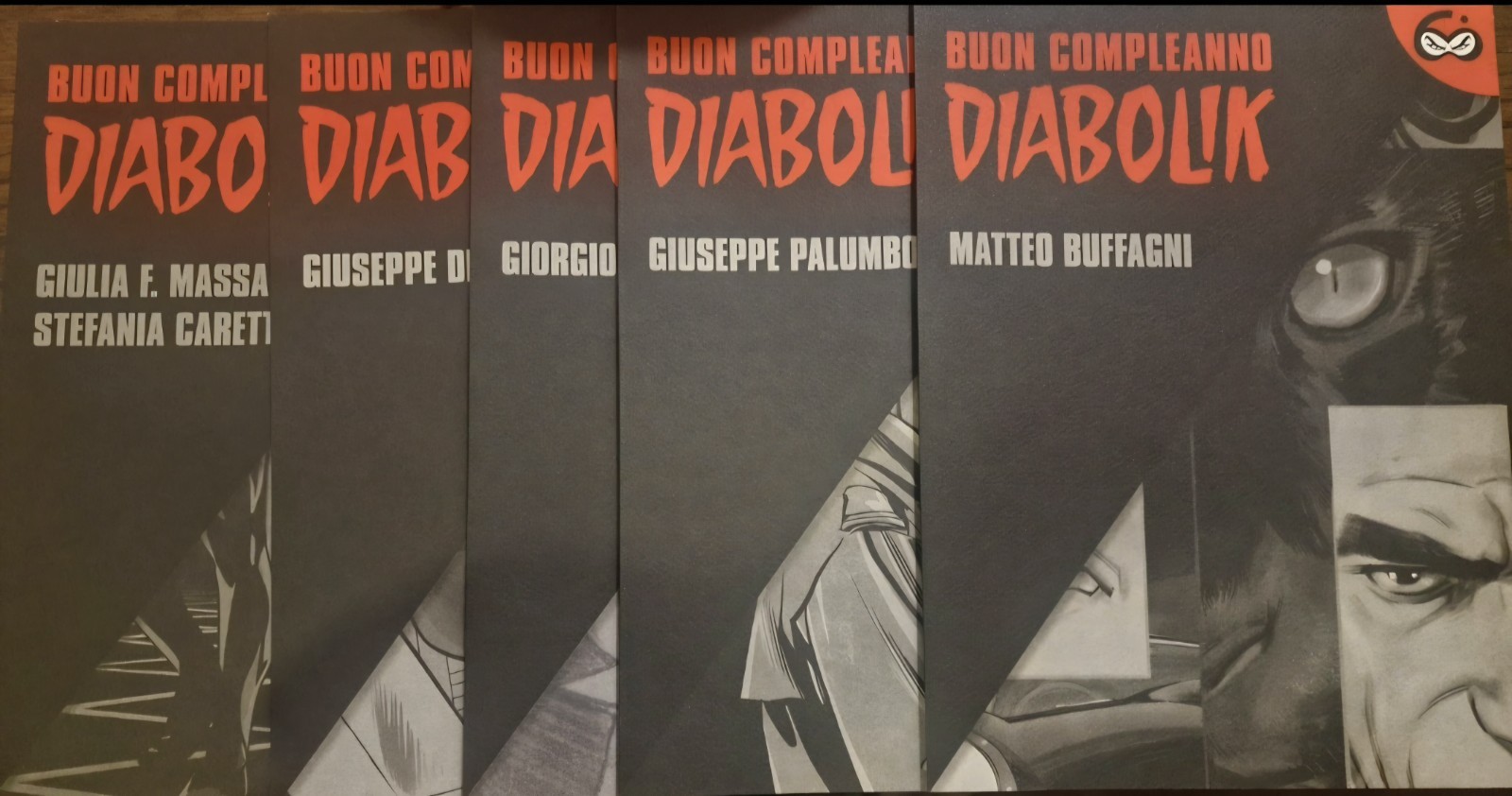 Diabolik Astorina Buon compleanno Diabolik 5 stampe ed. speciale completa