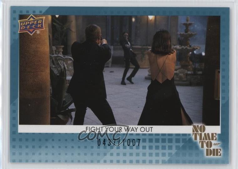 2025 James Bond No Time To Die Teal 007 /1007 Paloma Fight Your Way Out #31 1qm6