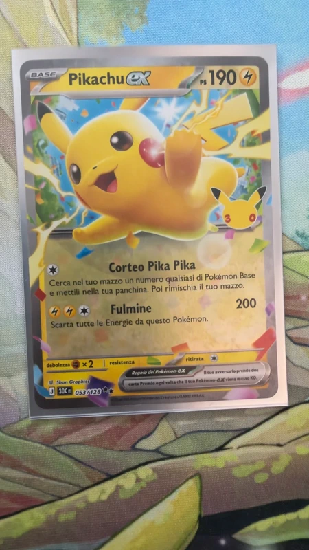 Pikachu ex 30th Anniversary