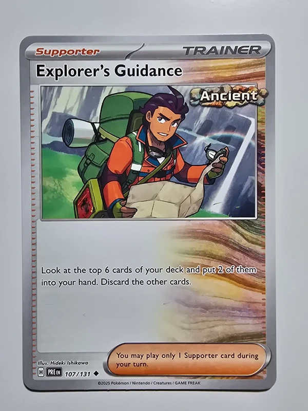 explorer's guidance (prismatic evolutions 107/131) (trading card)