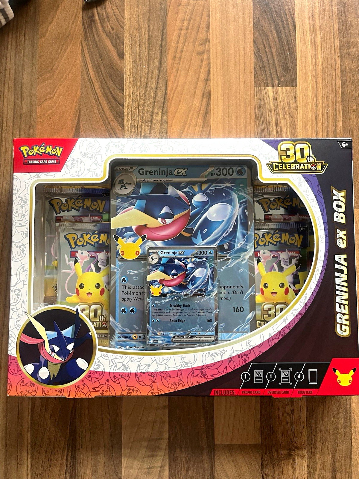 Pokémon TCG 30th Celebration Greninja ex Box Promo, English (2026)