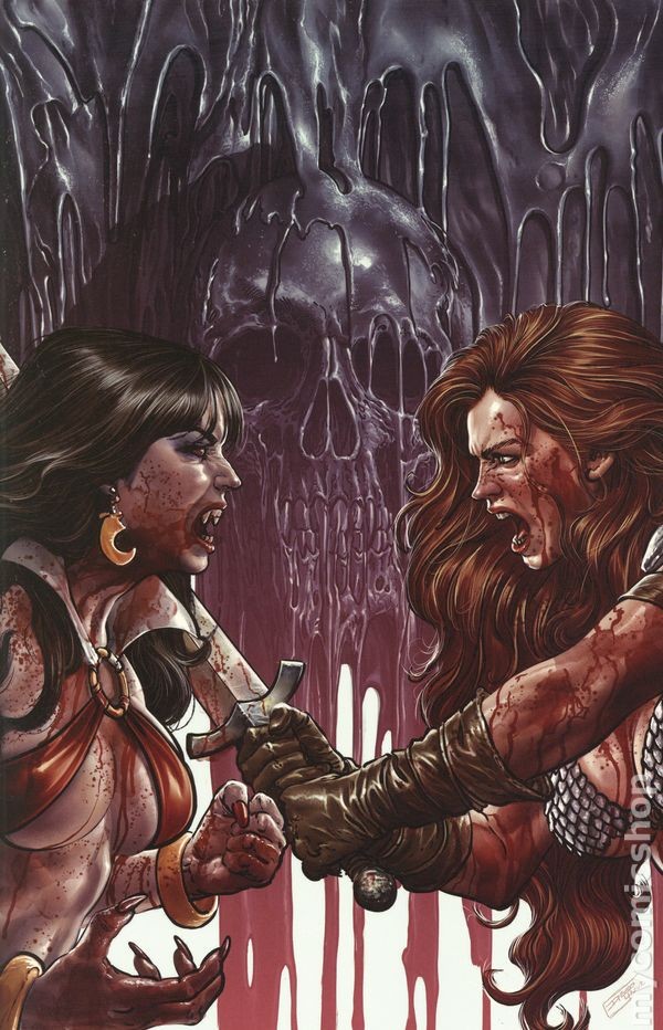 Vampirella vs. Red Sonja Red City 1J quasi nuovo 2026 immagine stock