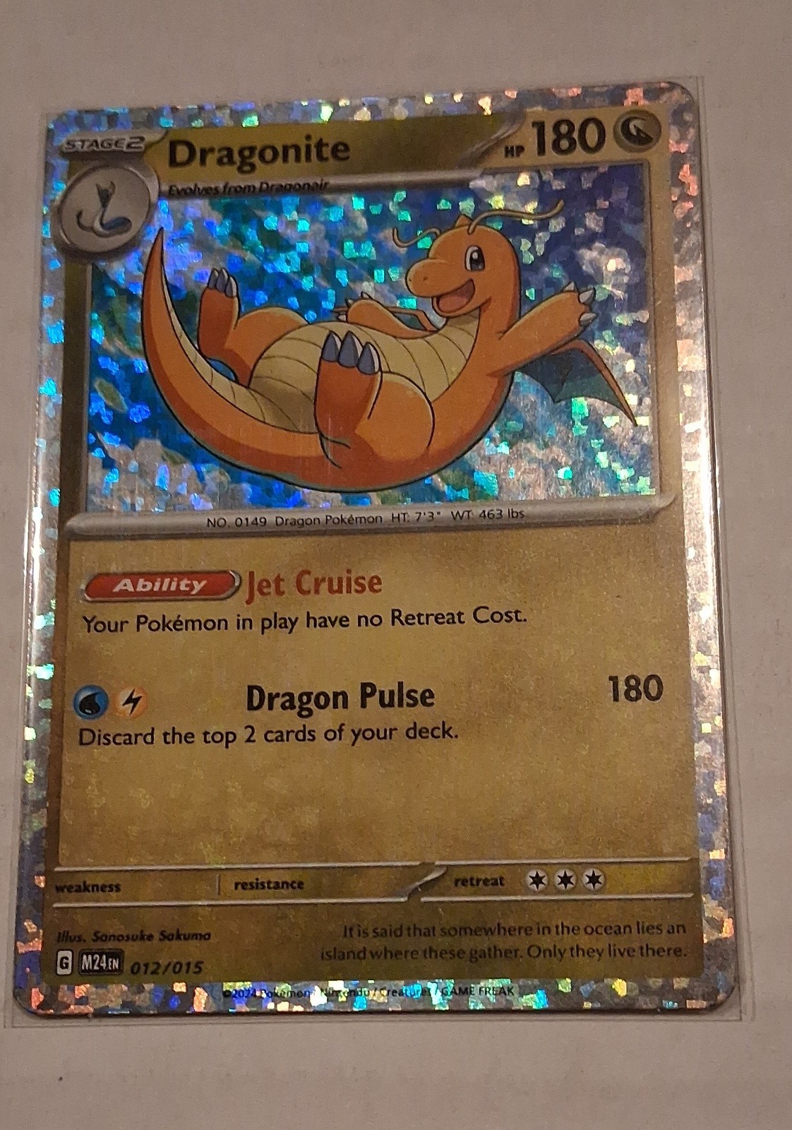 Dragonite 012/015 McDonald's 2024 Holo Pokemon TCG Ships Fast Next Day USA NM 